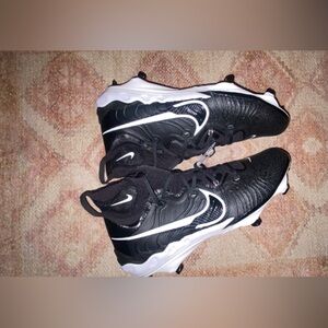 Nike Black and White Soccer Cleats